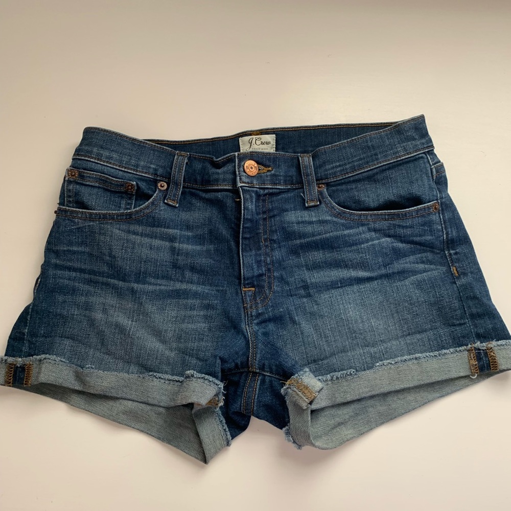 Jcrew midrise stretch shorts